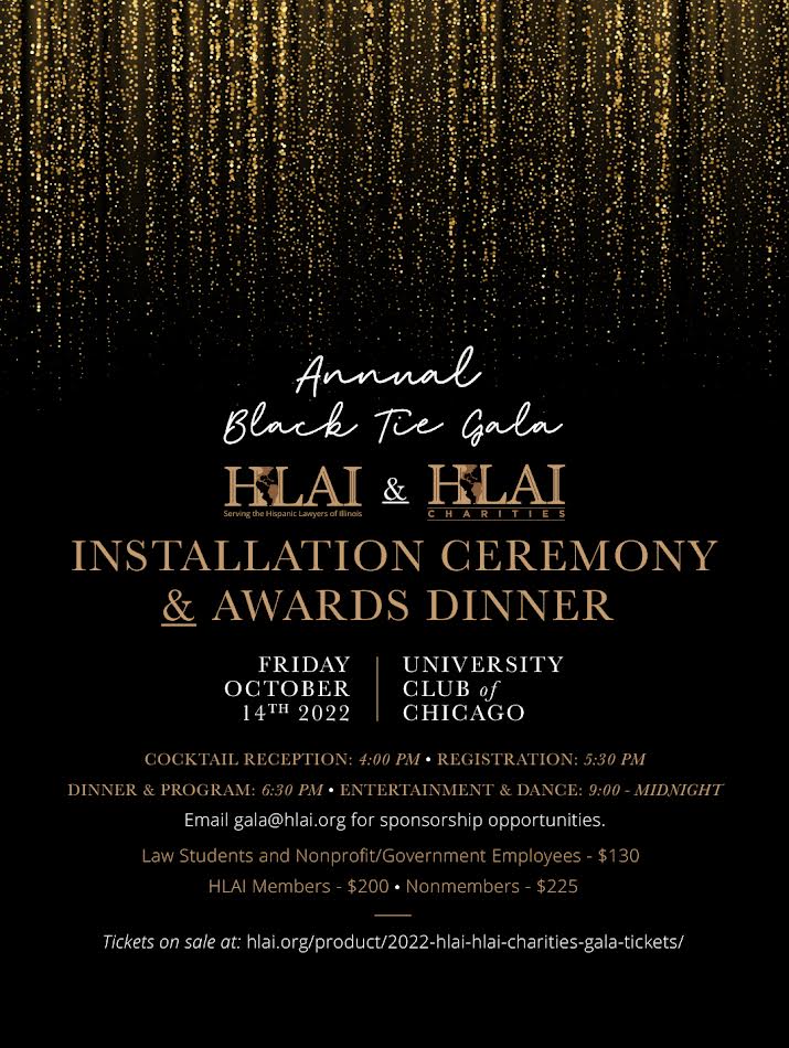 Annual HLAI & HLAI Charities Black Tie Gala, Installation Ceremony and Awards Dinner
