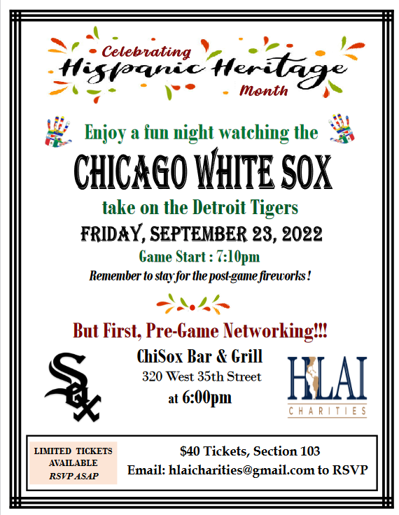 Fun times at the 2022 HLAI Charities White Sox Outing