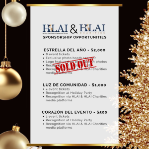 HOLIDAY PARTY SPONSORSHIP OPPORTUNITIES