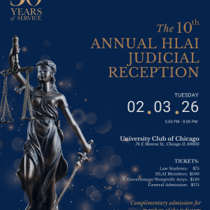 2026 HLAI ANNUAL JUDICIAL RECEPTION - HLAI MEMBER TICKETS